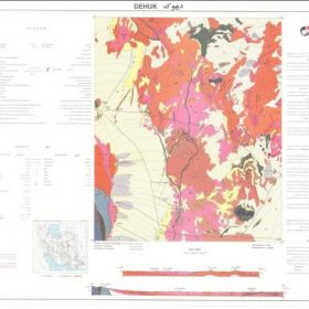 نقشه زمین شناسی دیهوک - خراسان جنوبی - دانلود نقشه زمین شناسی