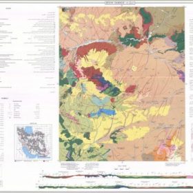 نقشه زمین شناسی دیواندره - کردستان - دانلود نقشه زمین شناسی