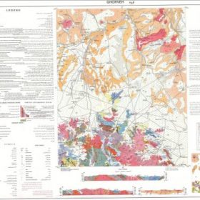 نقشه زمین شناسی قروه - کردستان - دانلود نقشه زمین شناسی