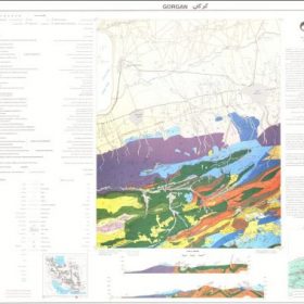 نقشه زمین شناسی گرگان - گلستان - دانلود نقشه زمین شناسی