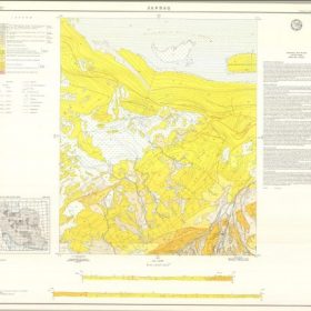 نقشه زمین شناسی جندق - اصفهان - دانلود نقشه زمین شناسی