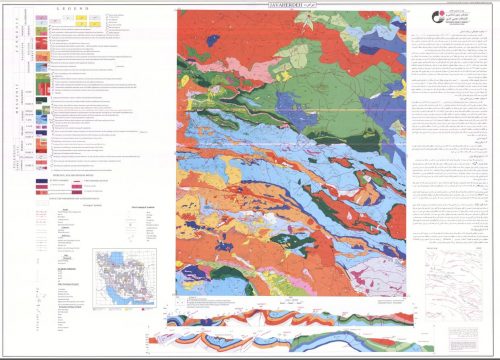 نقشه زمین شناسی جواهرده - مازندران - دانلود نقشه زمین شناسی