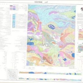 نقشه زمین شناسی کلیبر - آذربایجان شرقی - دانلود نقشه زمین شناسی