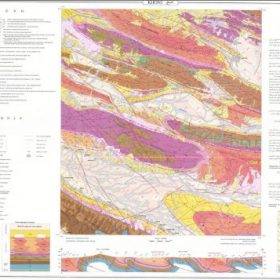 نقشه زمین شناسی خنج - فارس - دانلود نقشه زمین شناسی