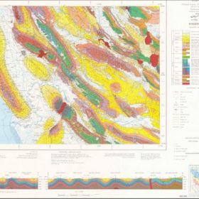 نقشه زمین شناسی خورموج - بوشهر - دانلود نقشه زمین شناسی