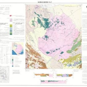 نقشه زمین شناسی کرسفید - کرمان - دانلود نقشه زمین شناسی