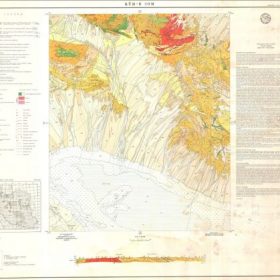 نقشه زمین شناسی کوه دم - اصفهان - دانلود نقشه زمین شناسی