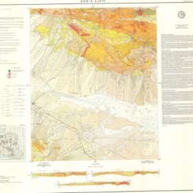نقشه زمین شناسی کوه لطیف - اصفهان - دانلود نقشه زمین شناسی