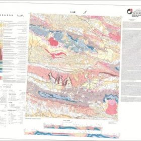 نقشه زمین شناسی لار - فارس - دانلود نقشه زمین شناسی