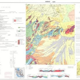 نقشه زمین شناسی معبد - سمنان - دانلود نقشه زمین شناسی