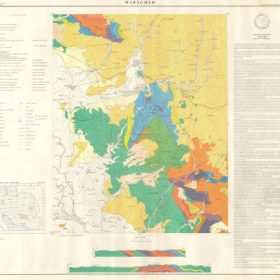 نقشه زمین شناسی مراغه - آذربایجان شرقی - دانلود نقشه زمین شناسی