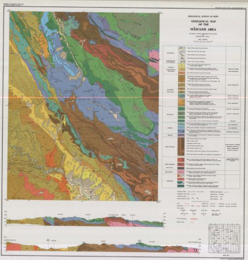 نقشه زمین شناسی ماسوله - گیلان - دانلود نقشه زمین شناسی