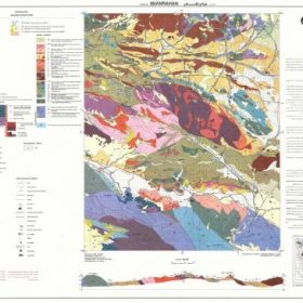 نقشه زمین شناسی میانراهان - کرمانشاه - دانلود نقشه زمین شناسی