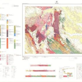 نقشه زمین شناسی میناب - هرمزگان - دانلود نقشه زمین شناسی
