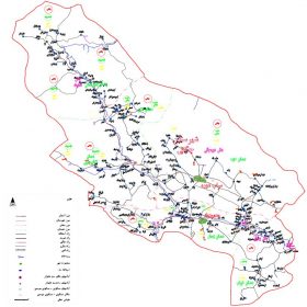 نقشه شهرستان چگنی - لرستان - فایل اتوکدی و PDF