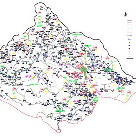 نقشه شهرستان دلفان - لرستان - فایل اتوکدی و PDF
