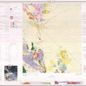 نقشه زمین شناسی نائین - اصفهان - دانلود نقشه زمین شناسی
