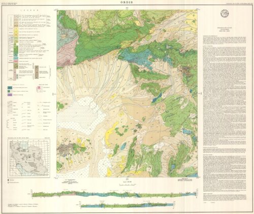 نقشه زمین شناسی اردیب - اصفهان - دانلود نقشه زمین شناسی