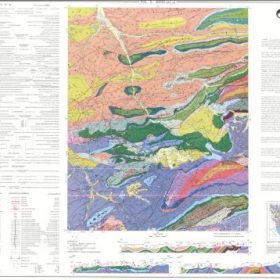 نقشه زمین شناسی پل سفید - مازندران - دانلود نقشه زمین شناسی