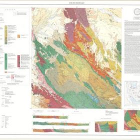 نقشه زمین شناسی قلعه منوجان - کرمان - دانلود نقشه زمین شناسی