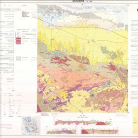 نقشه زمین شناسی شهراب - اصفهان - دانلود نقشه زمین شناسی