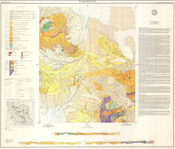 نقشه زمین شناسی سرخ شاد - اصفهان - دانلود نقشه زمین شناسی