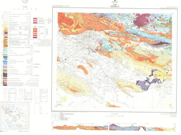 نقشه زمین شناسی تهران - تهران - دانلود نقشه زمین شناسی