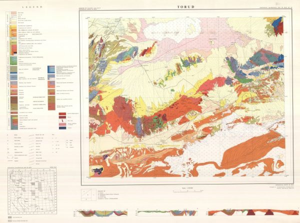 نقشه زمین شناسی طرود - سمنان - دانلود نقشه زمین شناسی
