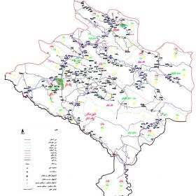 نقشه شهرستان پلدختر - لرستان - فایل اتوکدی و PDF