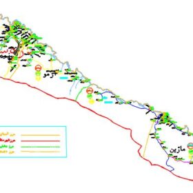نقشه شهرستان دره شهر - ایلام - فایل اتوکدی و PDF
