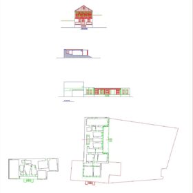 نقشه خانه تاریخی صارم السلطنه نمین - اردبیل - فایل اتوکدی