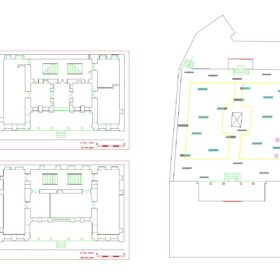 نقشه خانه تاریخی رضازاده - اردبیل - فایل اتوکدی